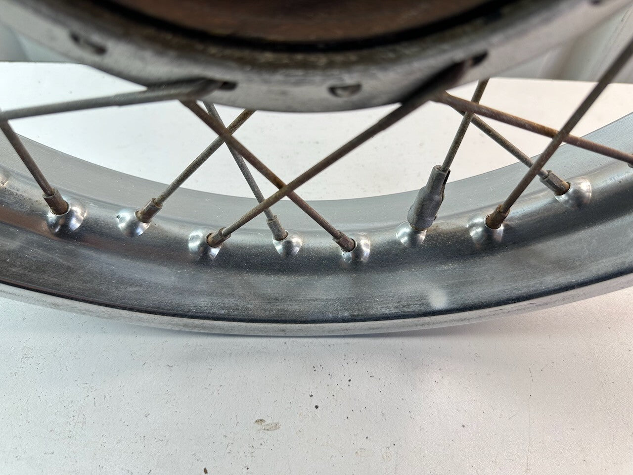 Kawasaki KH500 OEM Takasago 18" Rear Wheel
