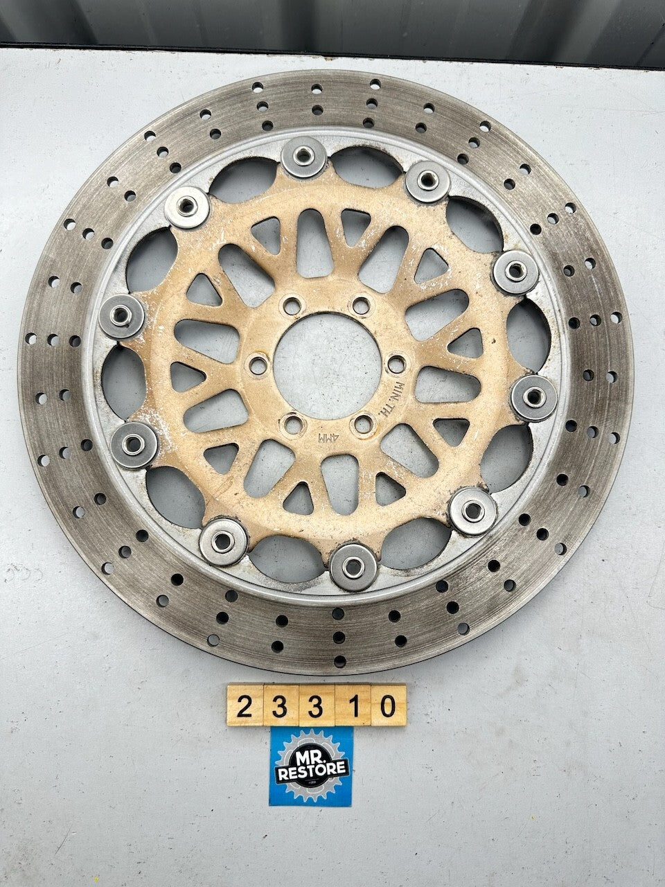 Honda VT250 Spada MC20 Front Brake Disc with 4.60mm Remaining 45120KY6000