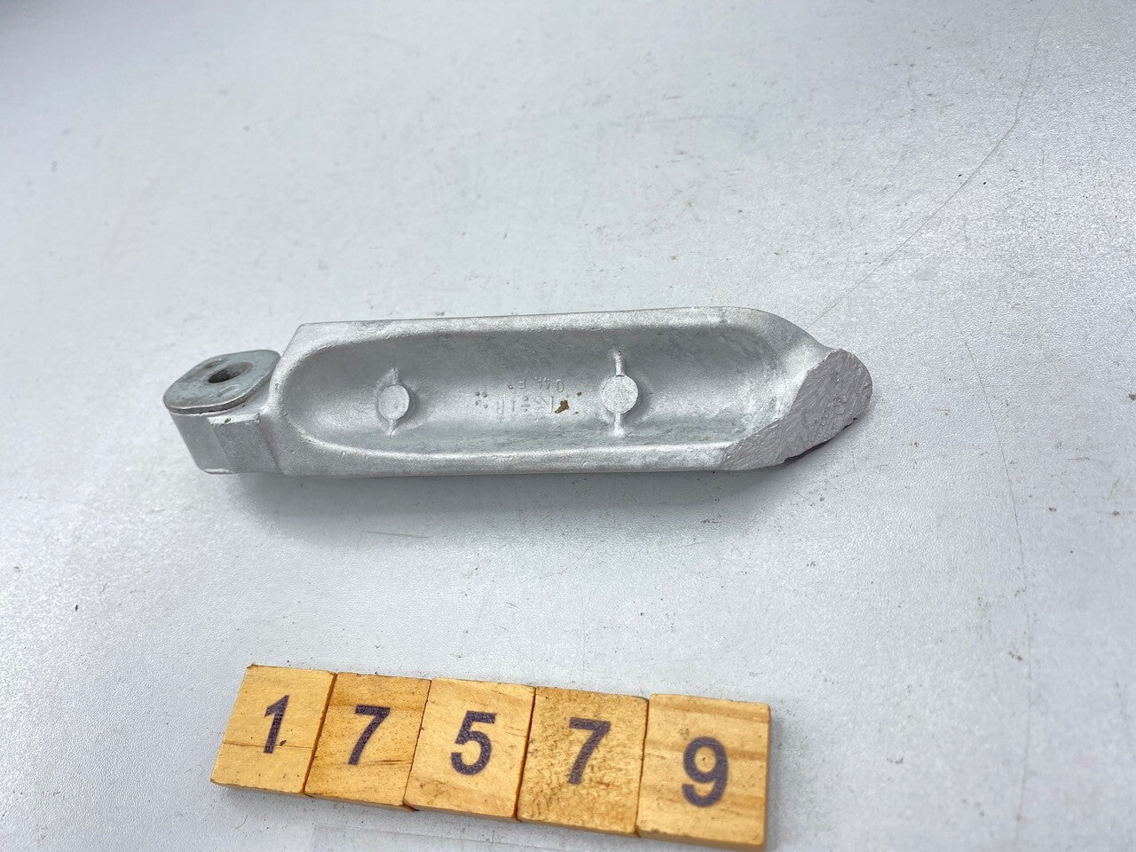 Suzuki RG500 RG400 OEM R/H Riders Footrest Peg - Vapour Blasted - 43501-04A00