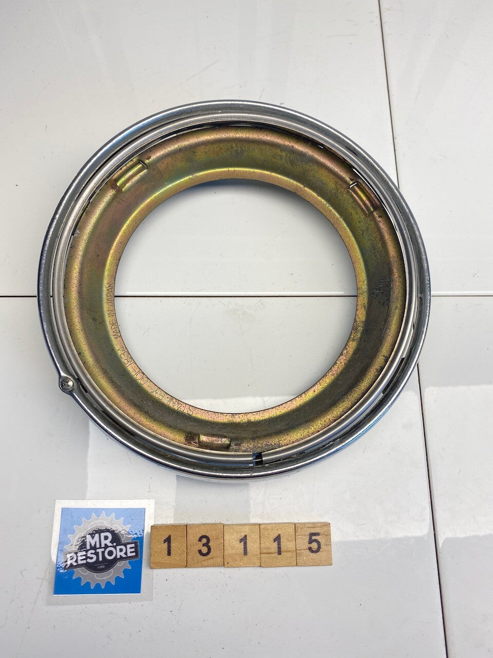 Suzuki GS1000 OEM Chrome Headlight Rims