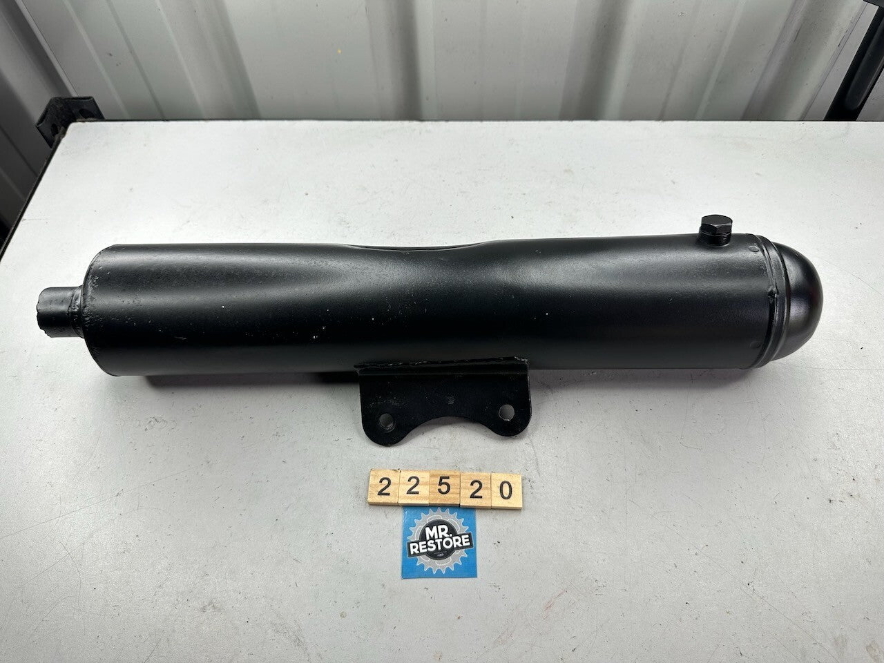 Suzuki PE250 OEM Exhaust Silencer (re-painted)