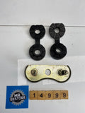 Yamaha RD250 RD400 Air Cooled Foot Rest Bracket & Rubbers