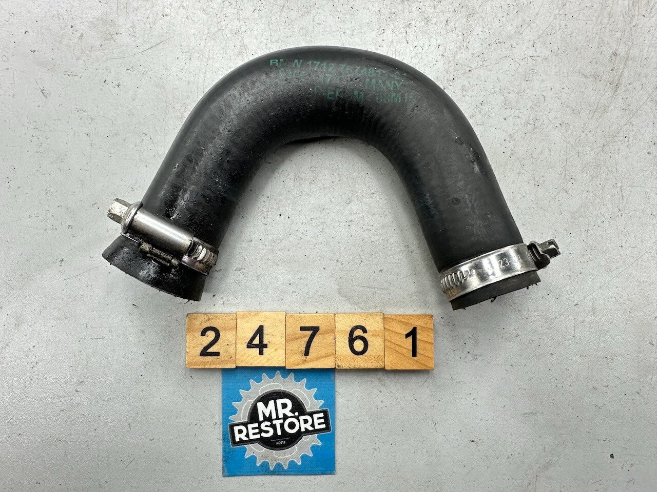 BMW G650GS 2008-16 F650GS 2003-07 OEM Left Radiator Coolant Hose 17127674811