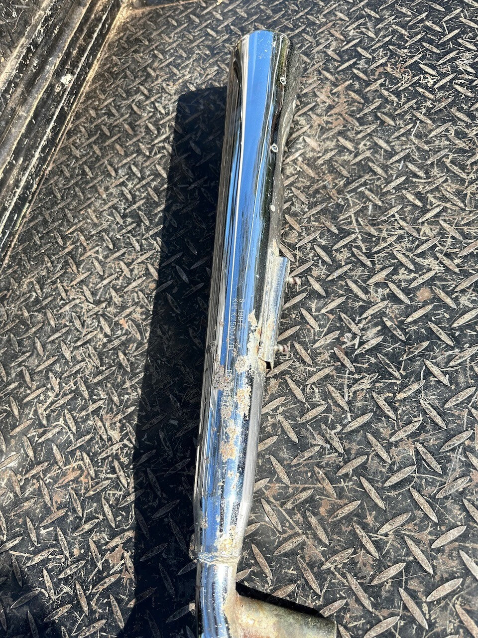 Kawasaki KZ500 Z500 A B 1981 R/H Exhaust Pipe Muffler & Headers