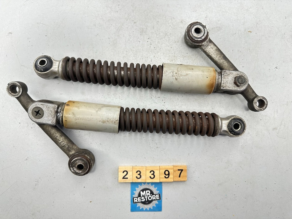 Yamaha V70 V80 V90 Pair of OEM Front Suspension Shock Absorbers & Control Arms