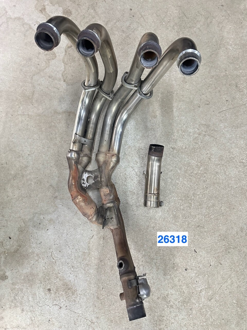 Yamaha XJR1300 Exhaust Headers, YPVS Valve & Adapter Pipe