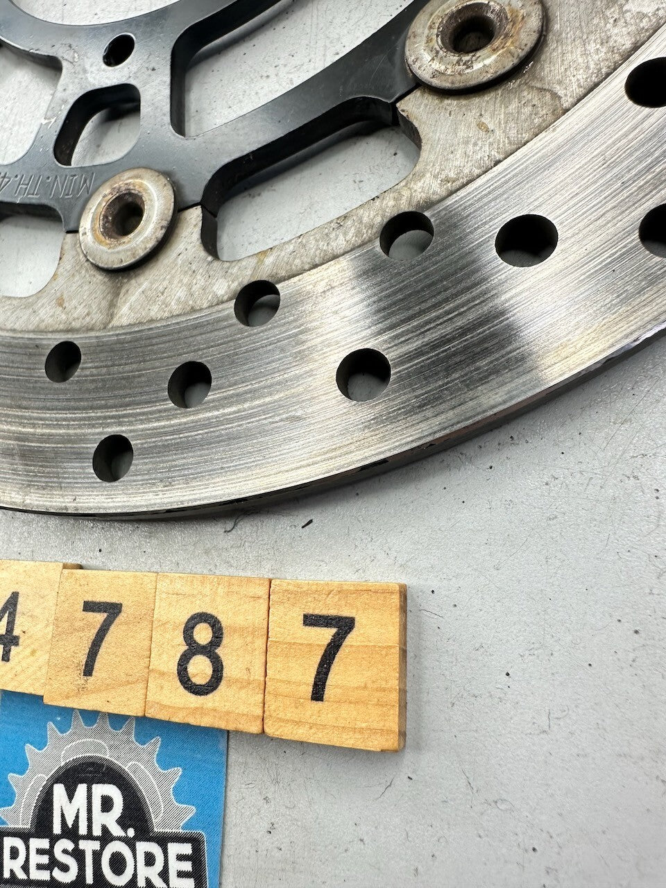BMW G650GS 2010-16 F800GS F700GS OEM Front Brake Disc With 4.915mm Remaining