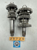 Yamaha TY250 A 1974 Transmission Gears & Shafts 434-17411  434-17421