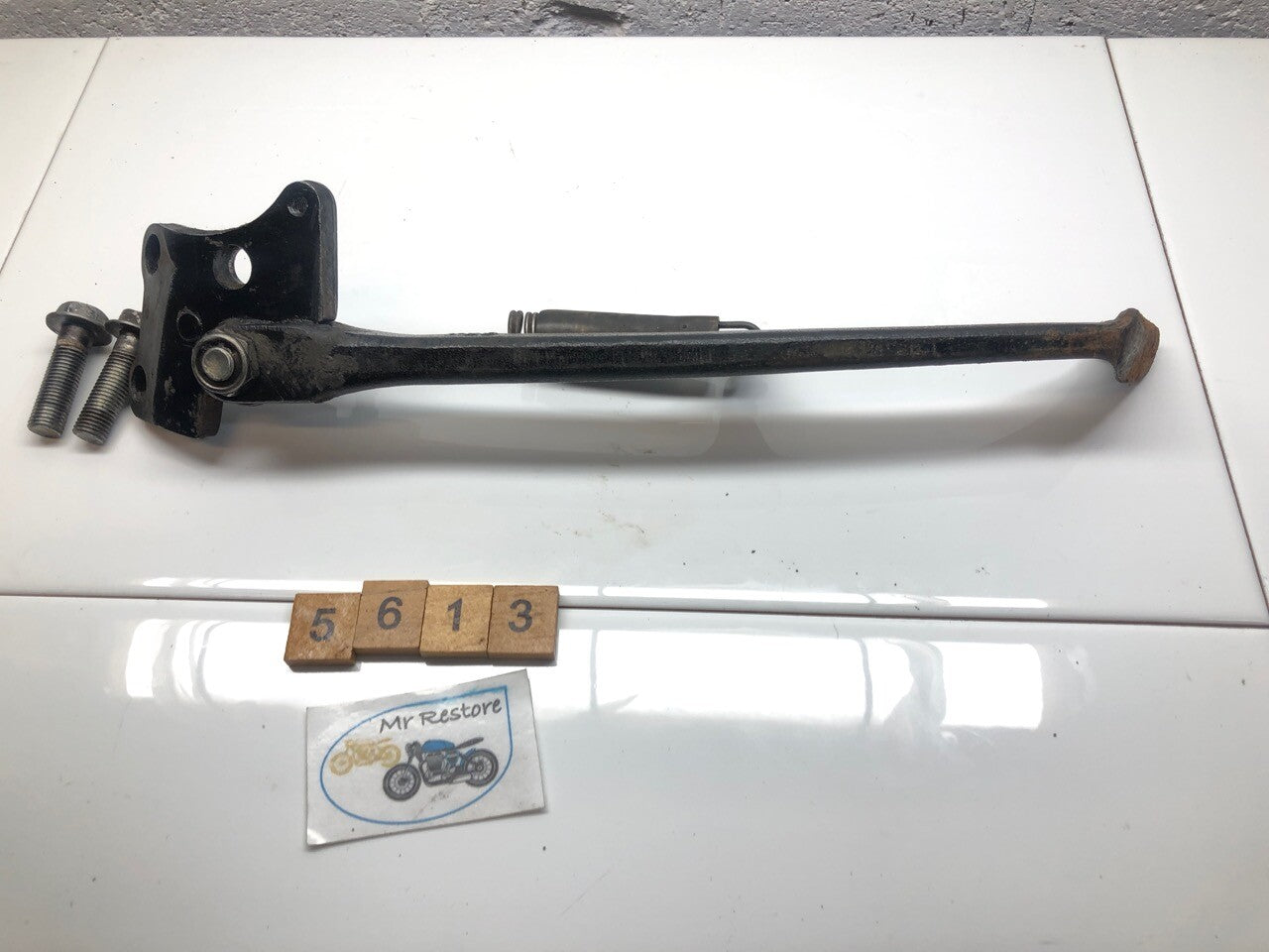 Kawasaki ZX6R ZX600 F3 1995-7 Side Stand assy & Bolts 34024-1306