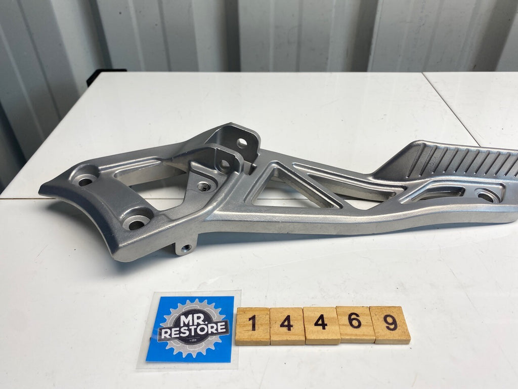 Yamaha SRX250 R/H Front Rider Foot Rest Bracket - Vapour Blasted
