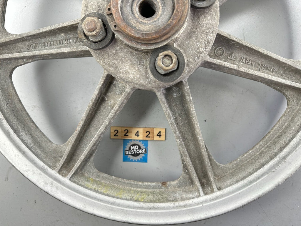 Yamaha 18 x 2.15 Vintage Rear Alloy Wheel (RD400 Daytona? XS ?)