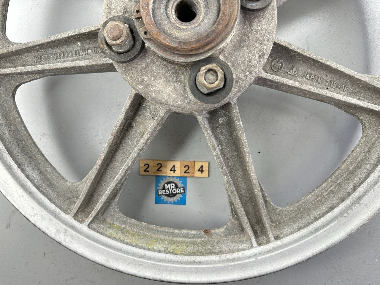 Yamaha 18 x 2.15 Vintage Rear Alloy Wheel (RD400 Daytona? XS ?)