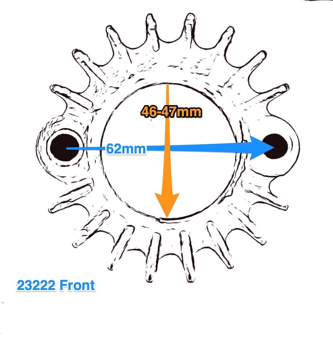 Honda CB CL etc. ? OEM Exhaust Ring Nut Flange Joint Clamp