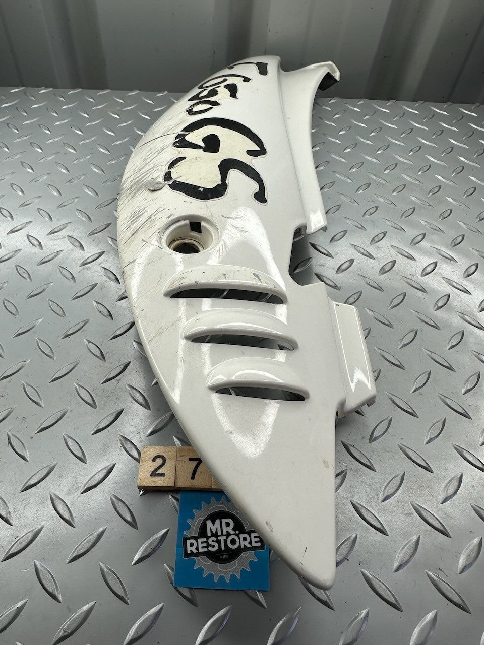 BMW F650GS '99-07' G650GS Dakar Left Rear Tail Fairing Panel (Damaged)