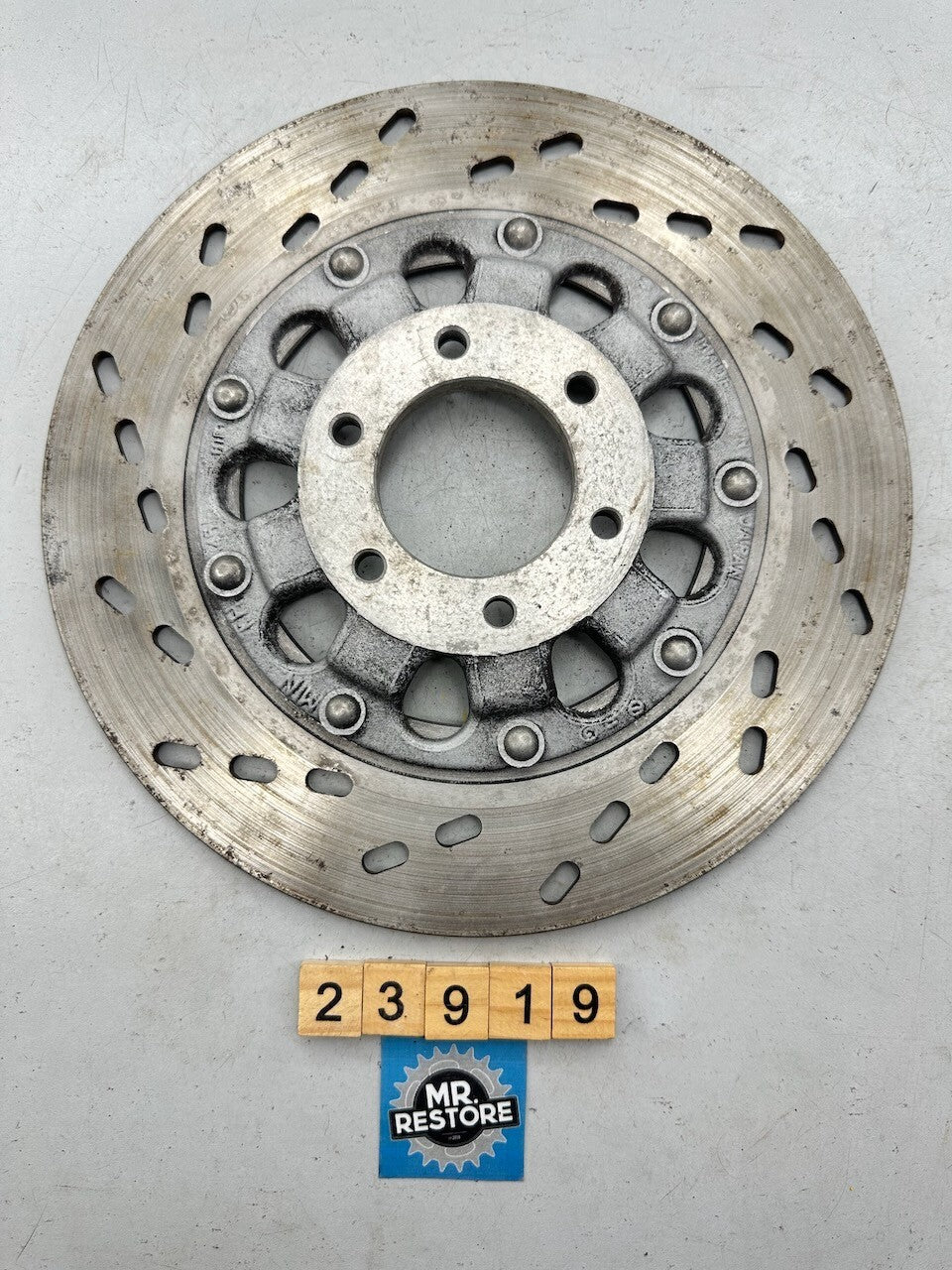 Suzuki RG250 OEM Right Hand Front Brake Disc With 5mm Remaining