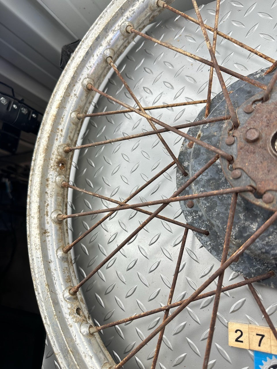 Suzuki SP370 '78-79' 21" Front Wheel