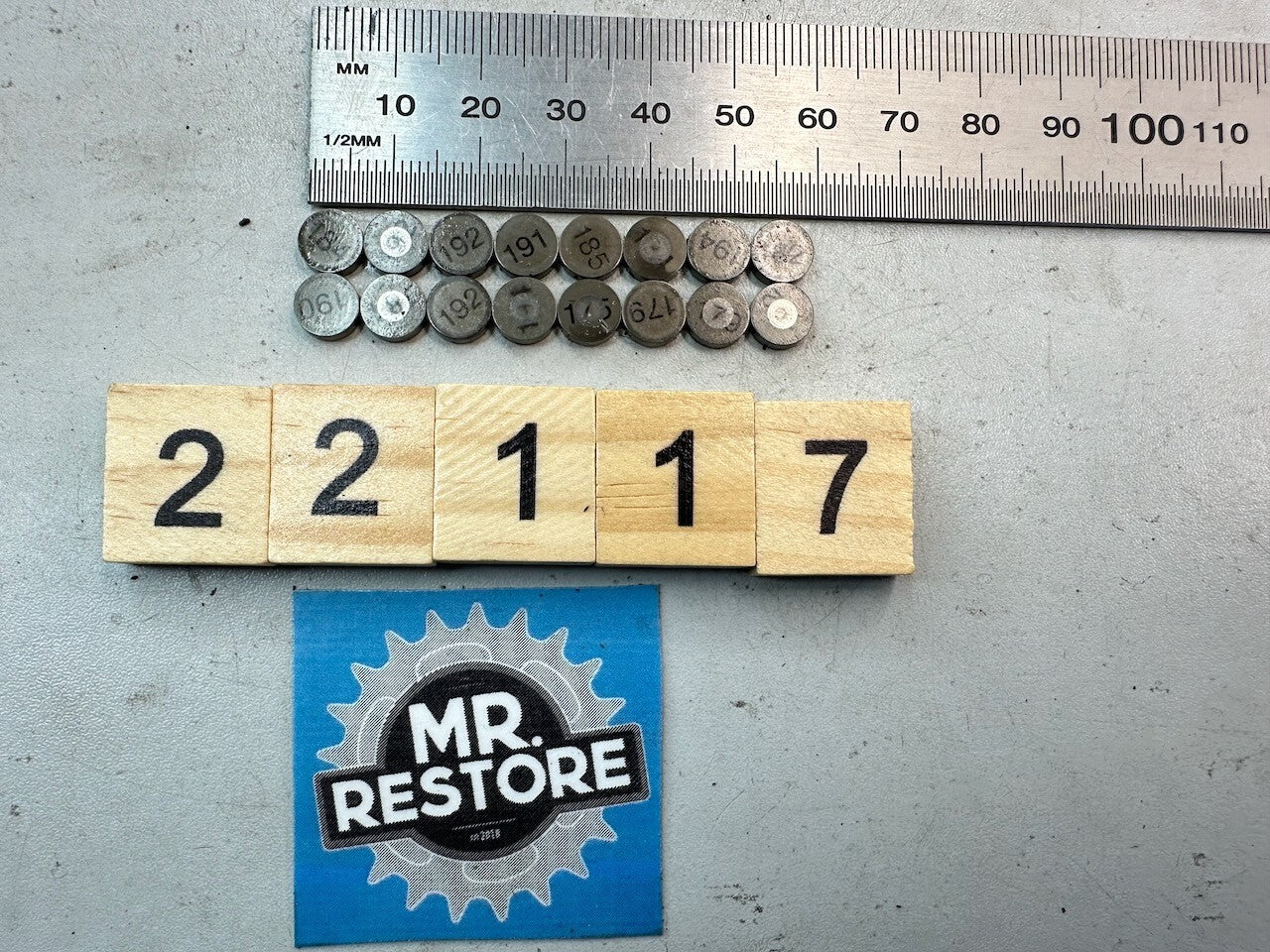 Yamaha YZF600R Thundercat Valve Tappet Shims x16 Various Sizes Shown In Listing