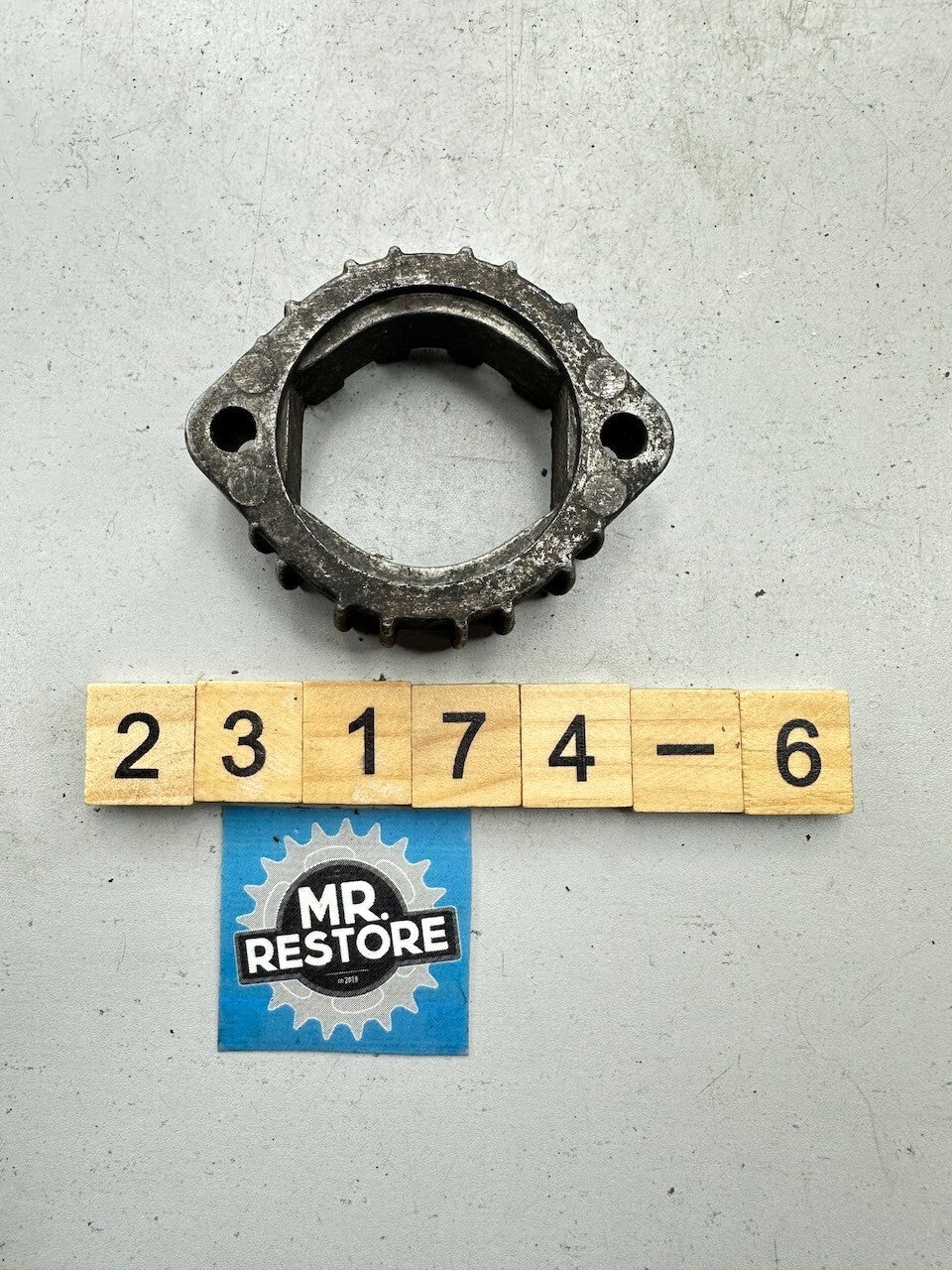 Yamaha XJ650 XJ550 XJ400 YX600 OEM Exhaust Ring Nut Flange 4H7-14612