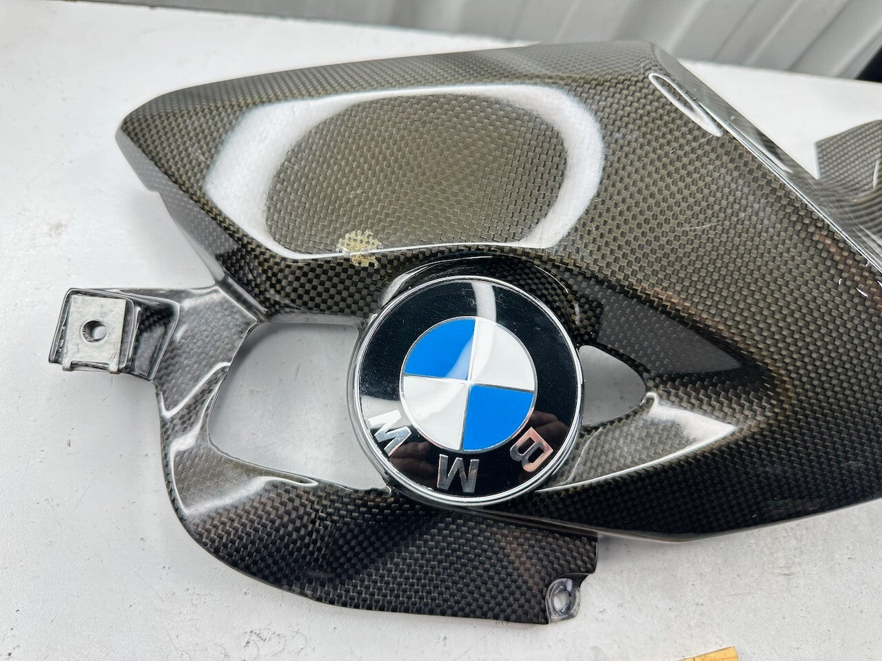 BMW K1300R Carbon Fibre Right Hand Panel & Badge