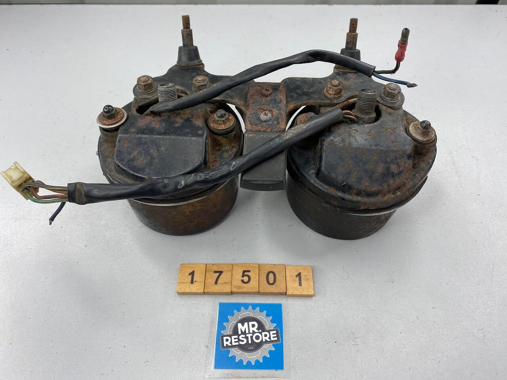 Kawasaki KZ440 Z400 KZ400 Dashboard Meters Instruments KMH - Tested