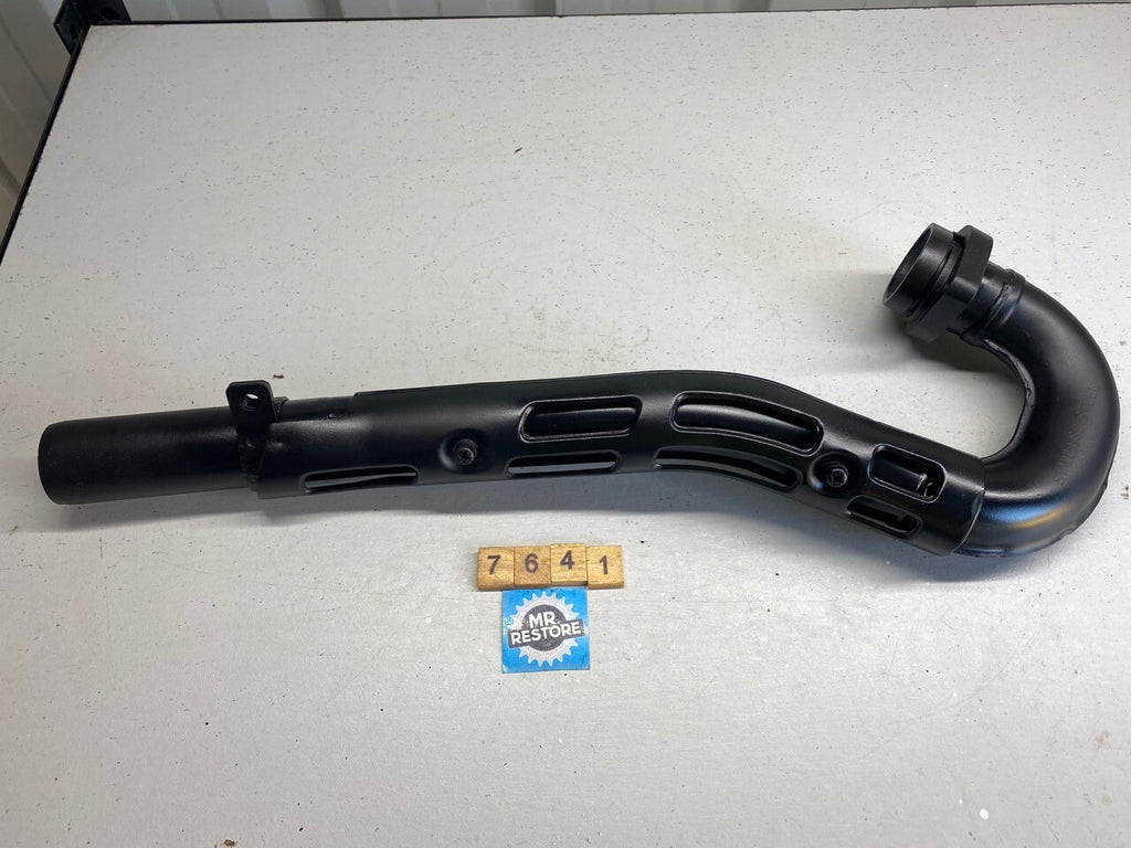 Kawasaki KL600 R Exhaust Header & Guard - Stainless Steel OEM - KHI EC17-Painted