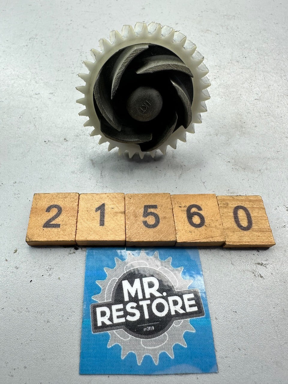 Yamaha TZR250 1KT 2MA TDR250 TDR240 R1-Z Impeller Shaft & Gear