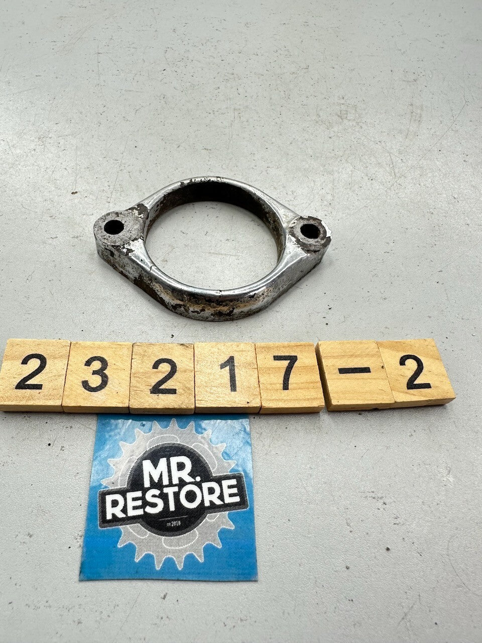 Suzuki TS185 DS185 RM125 RM100 TC185 TM125 OEM Exhaust Ring Nut Flange Clamp