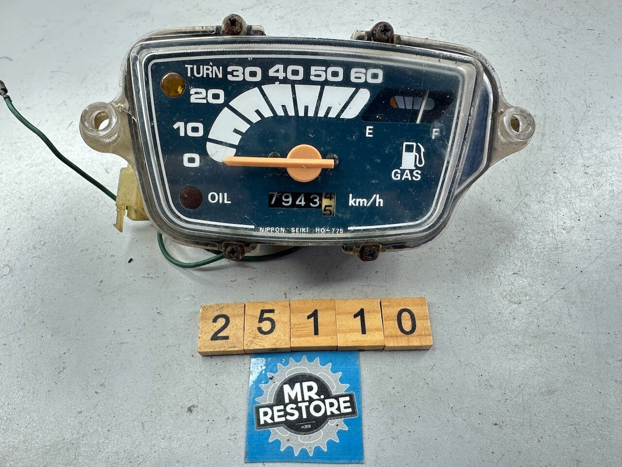 Honda Melody KMH Speedometer (tested)