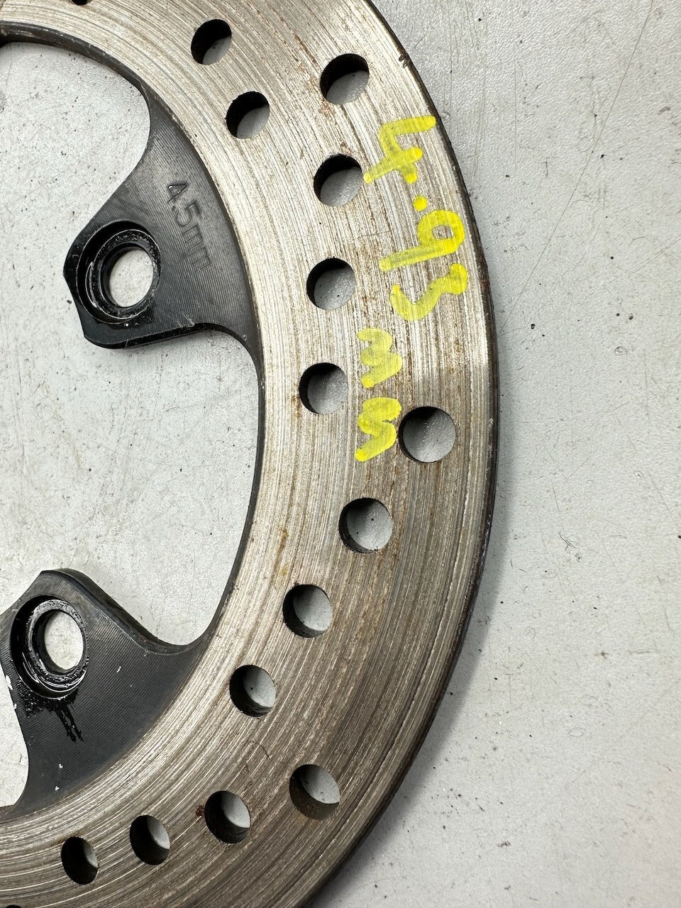 Suzuki SV1000 '2003-05' SV650 '2003-12' OEM Rear Brake Disc @4.93mm 69211-40F10