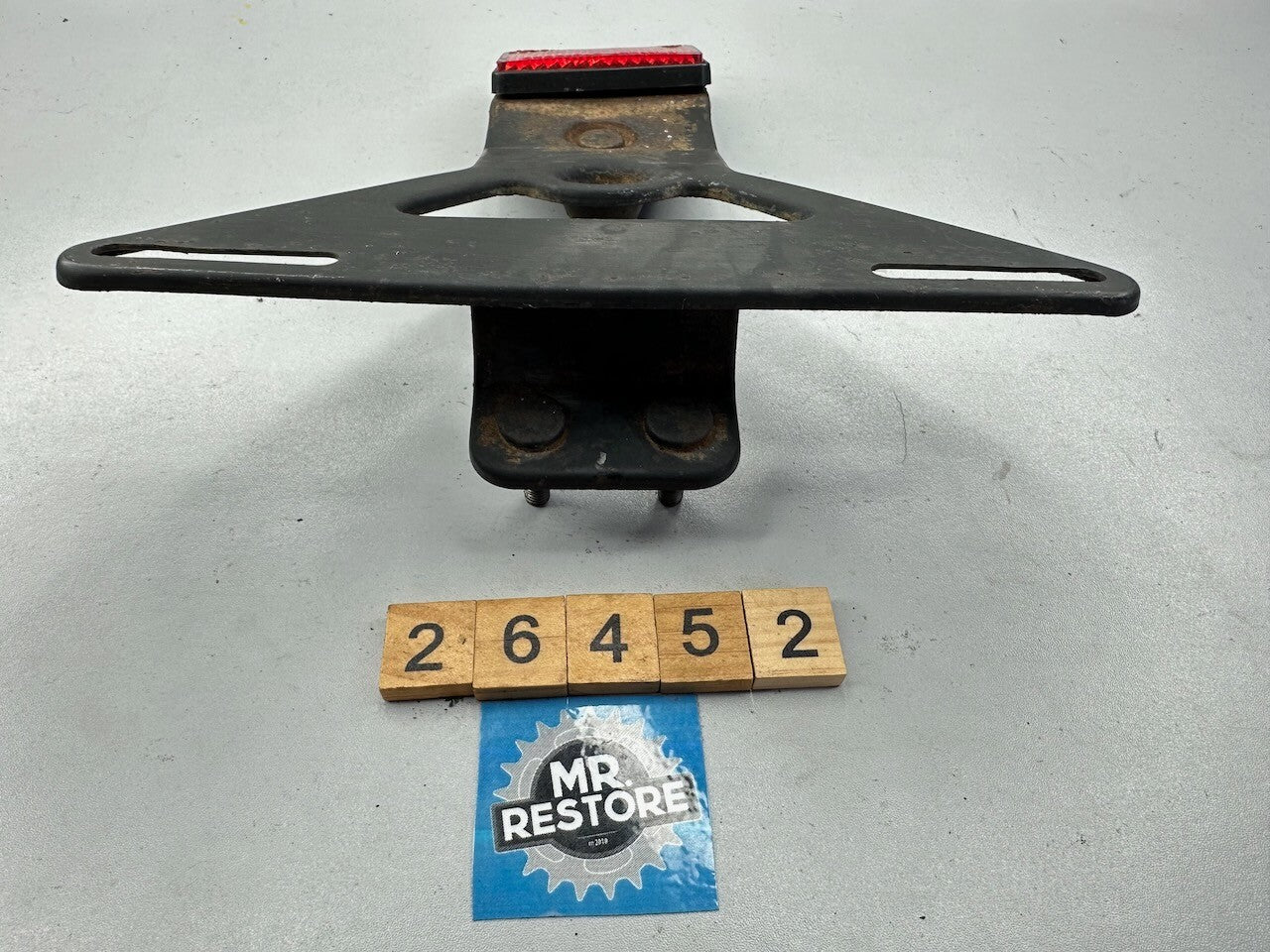Honda VF1000 F '84' Number License Registration Plate Bracket 84701-MB6-670