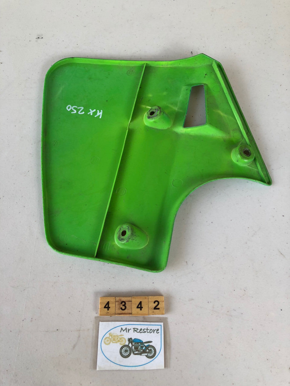 Kawasaki KX250 Side Panel Genuine OEM VMX Classic