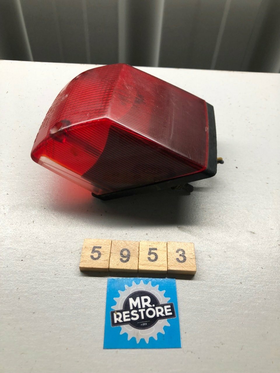 Yamaha FZR250 2KR Rear Tail Light with Original Stanley Lens 1JK-84710
