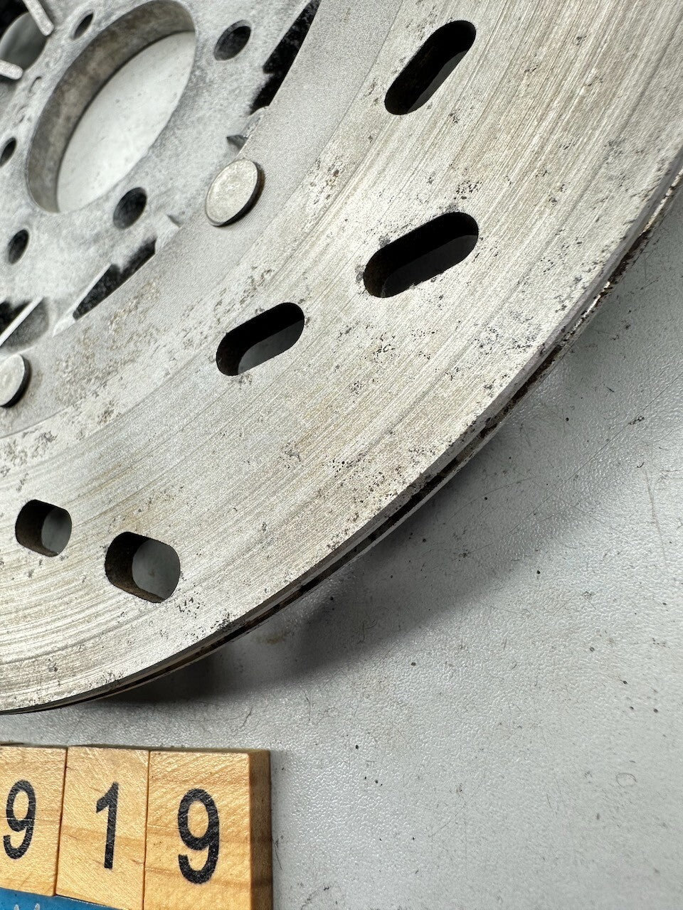 Suzuki RG250 OEM Right Hand Front Brake Disc With 5mm Remaining