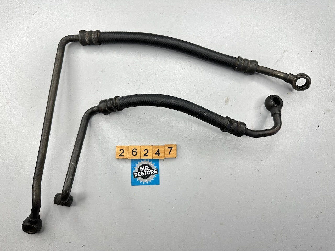 Kawasaki ZZR1100 ZX1100 Ninja ZX-11 - Pair of Oil Cooler Hose Line Pipes