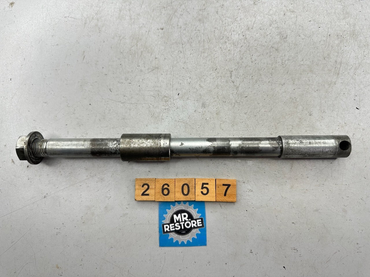 Kawasaki Z1300 KZ1300 '79-82' ZG1300 Front Wheel Axle, Spacer & Nut 41068-1016