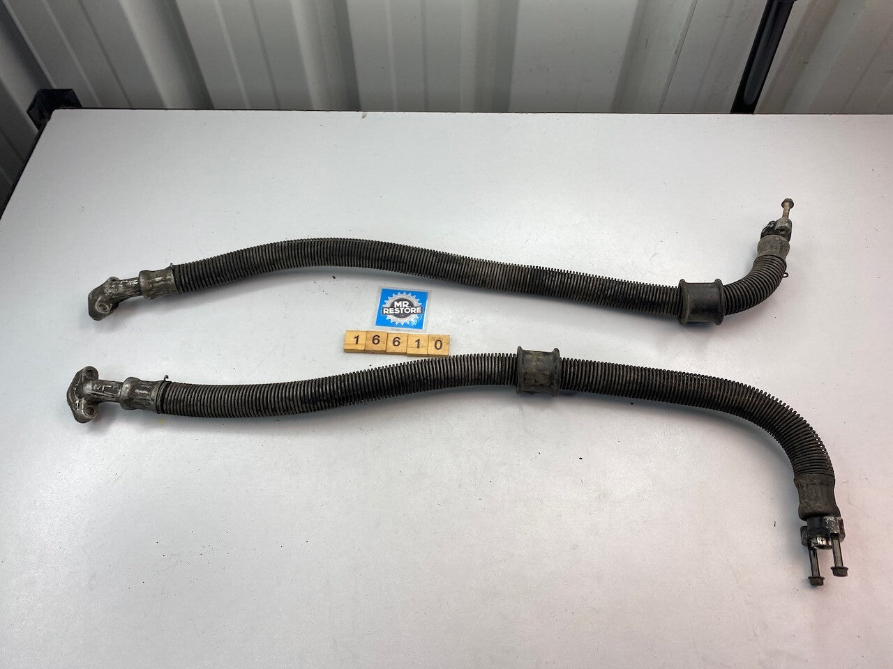 Honda CB900 Boldor Pair Oil Cooler Hoses 15510-438 & 15515-438