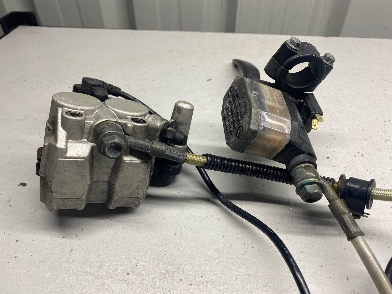 Megelli 250R Front Brake System - Master Cylinder, Braided Hose & Caliper