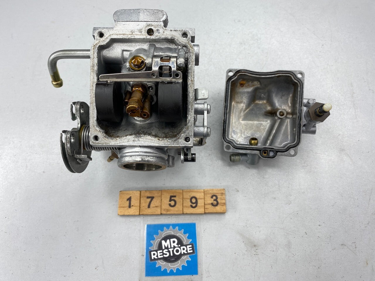 Yamaha XV250 Virago Route 66 Carburettor OEM Mikuni - Vapour Blasted 2UJ-14900