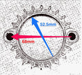 Suzuki GT OEM Threaded Exhaust Ring Nut Flange Joint Clamp