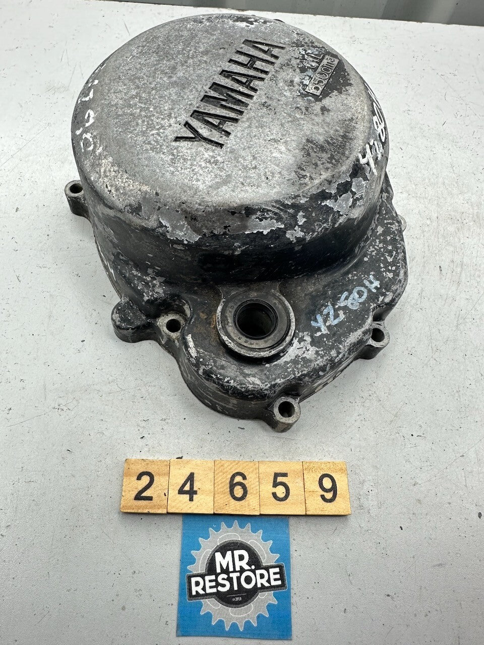 Yamaha YZ80 H 1981 YZ60 H 1981-82 RH Crankcase Clutch Cover 4V0-15421-00