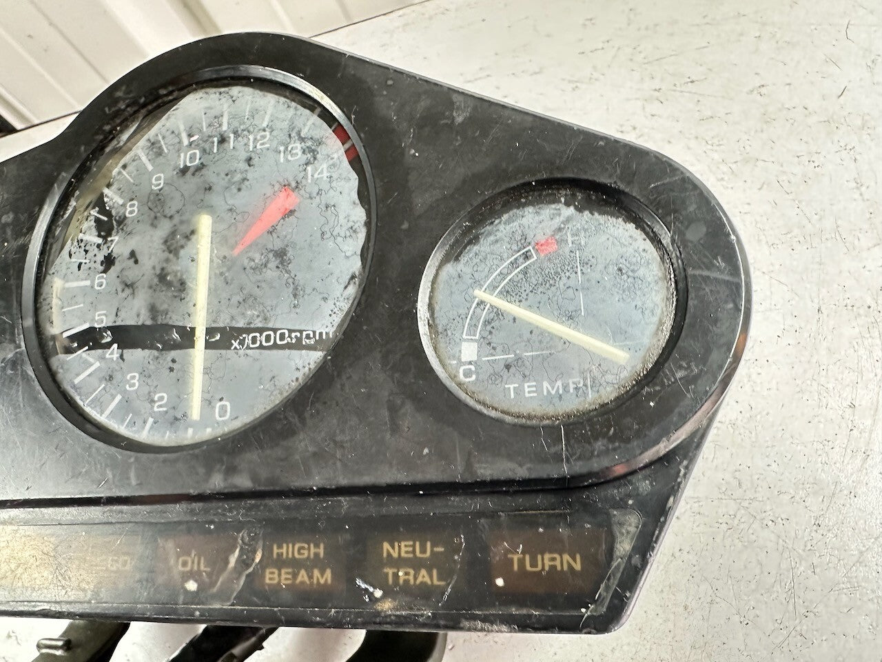 Honda VT250 Z KMH Meters Dashboard, Harness & Bracket (Speedo Tested)