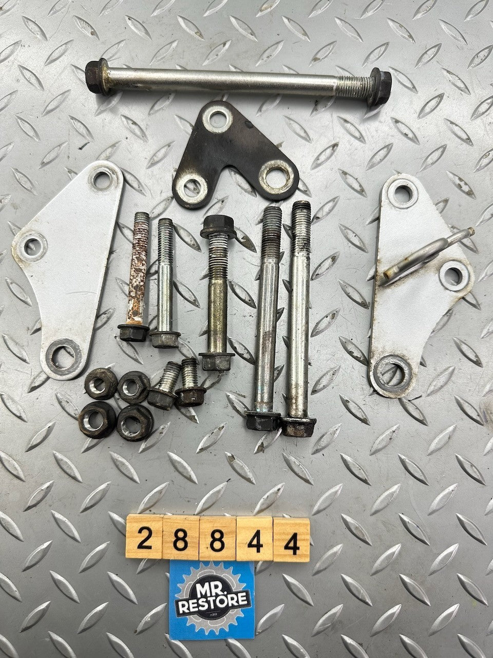 Honda CBF250 Engine Frame Bracket Plates Mounts + Bolts
