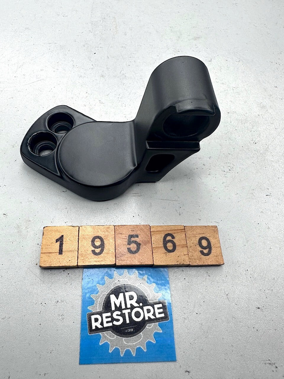 Kawasaki EX250 Ninja 1986-87 R/H Handlebar Holder (repainted in black)