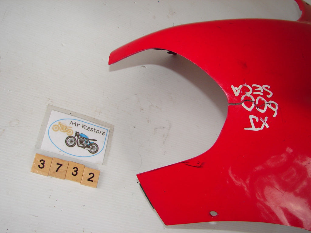 YAMAHA XJ600 Seca RH front upper fairing panel 4BP-283H-00 OEM