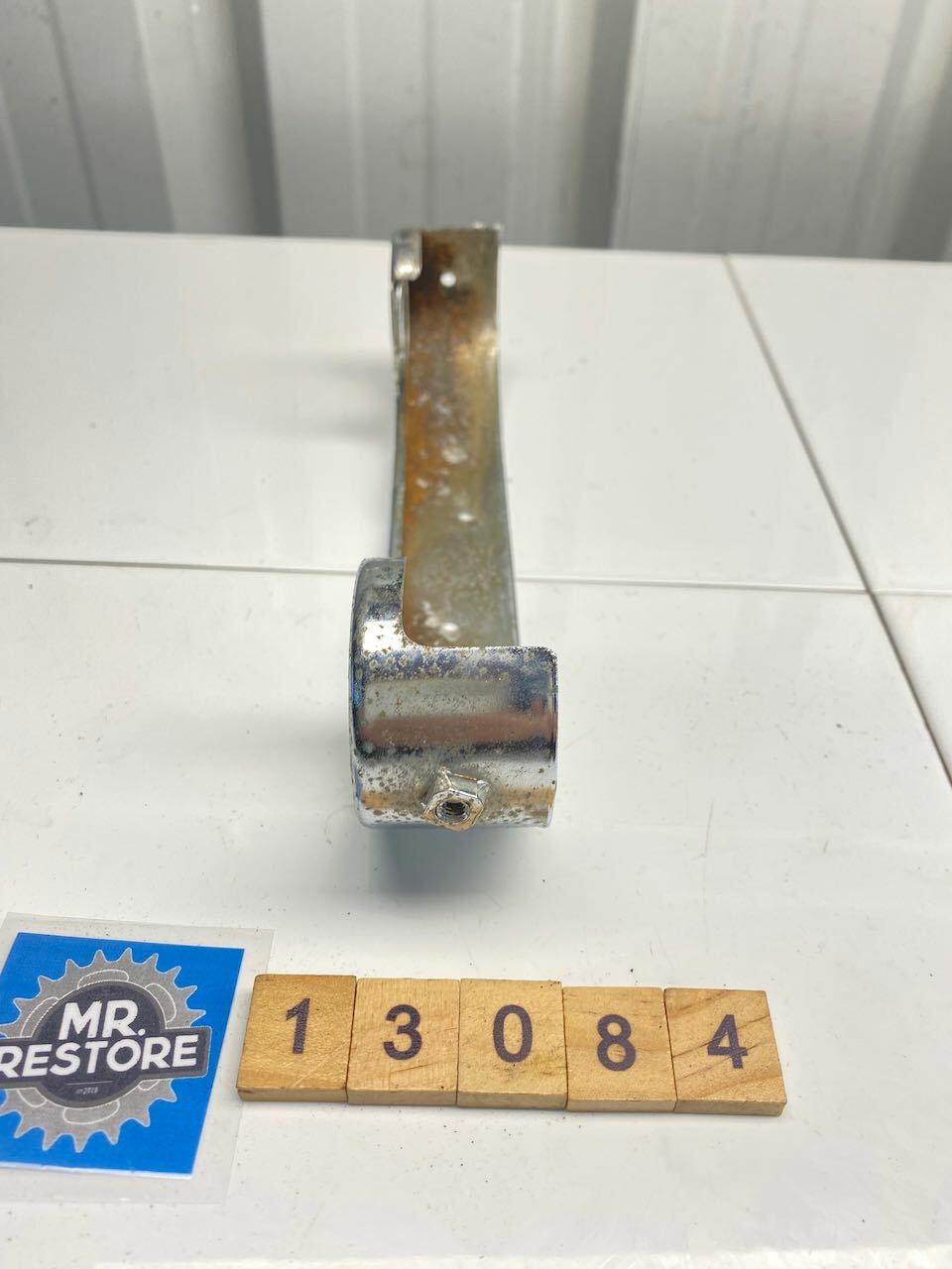 Yamaha XS250 XS400 35mm Chrome Fork Cover Emblem - 4G0-23122