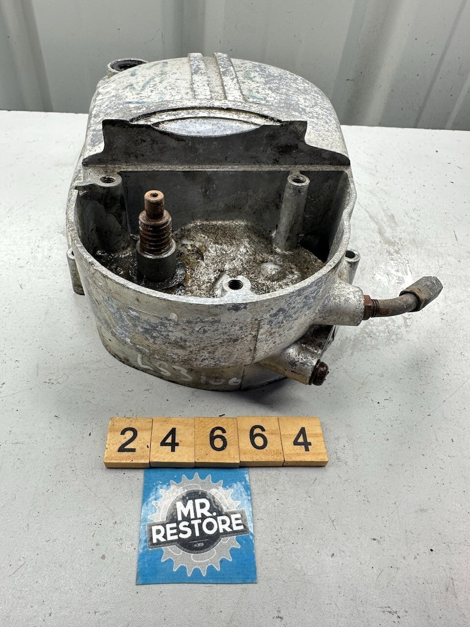 Yamaha LS3 100 Crankcase Cover & Oil Pump Drive