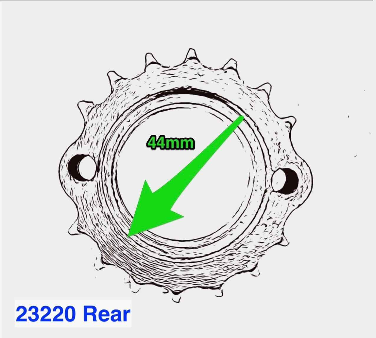Honda CB CL ?? OEM Exhaust Ring Nut Flange Joint Clamp