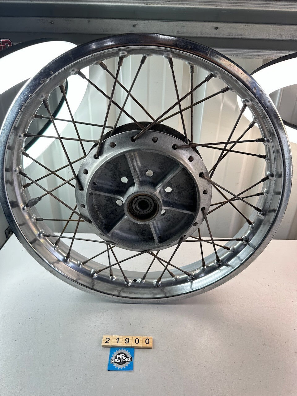 Kawasaki KH500 OEM Takasago 18" Rear Wheel