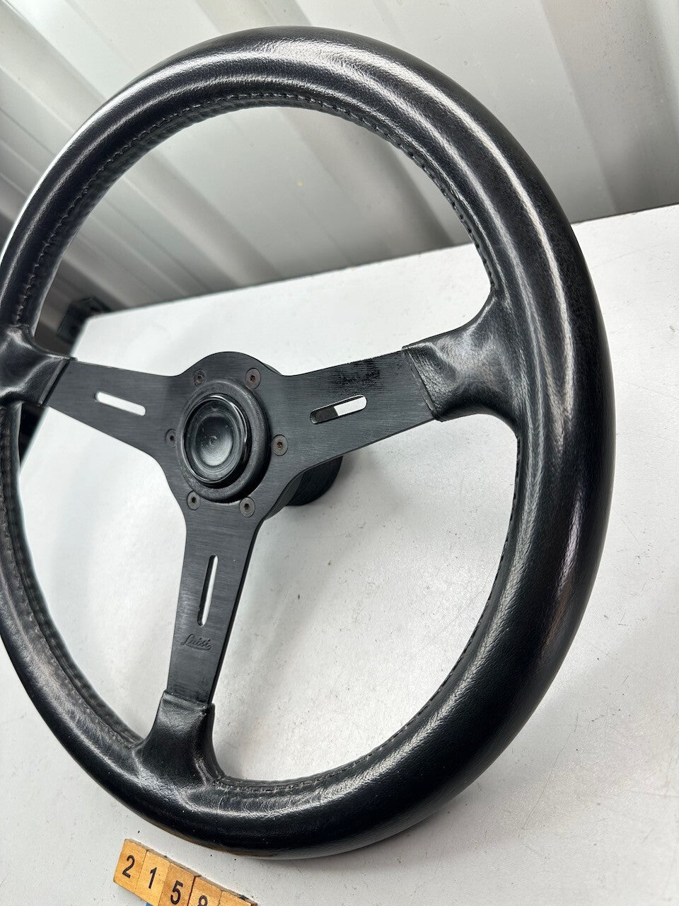 Luisi 3 Spoke 380mm Black Leather Steering Wheel & 20mm Boss