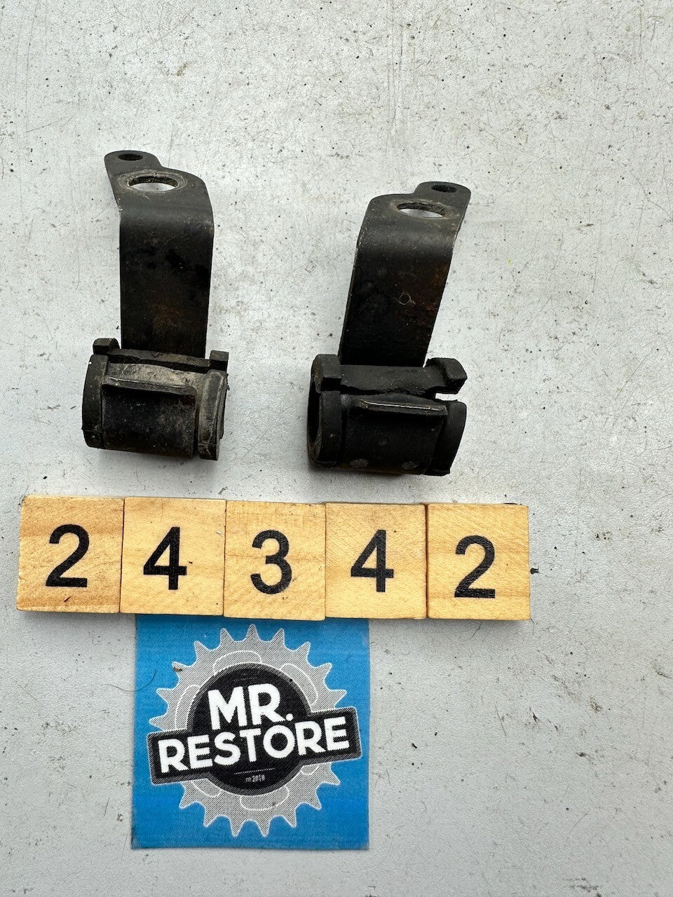 Yamaha XJ650 Turbo '82-83' Pair Brake Hose Holders